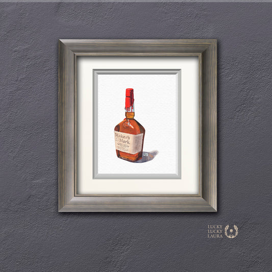 Maker's Mark Watercolor | Giclée Print
