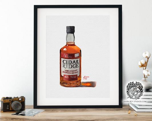 Cedar Ridge Watercolor | Giclée Print