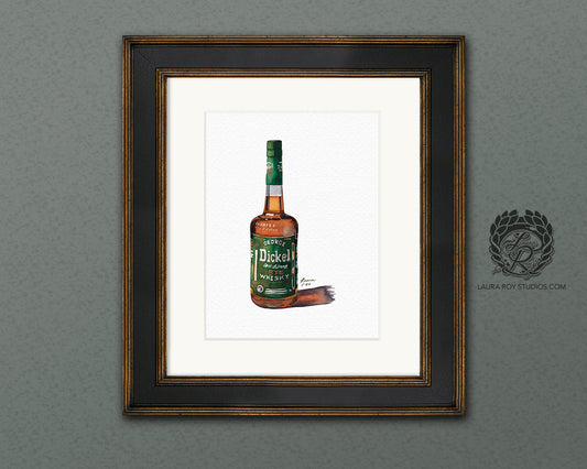 Dickel Rye Watercolor | Giclée Print