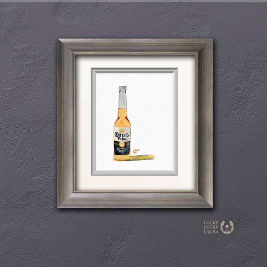 Corona Extra Watercolor | Giclée Print