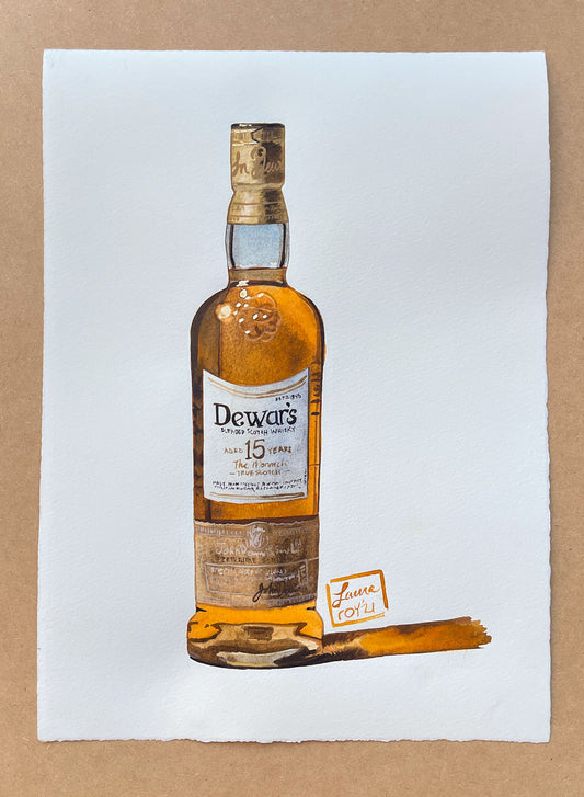 Bottle of Dewar's 15