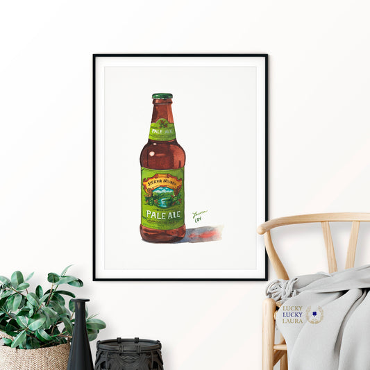 Sierra Nevada Pale Ale Watercolor | Giclée Print