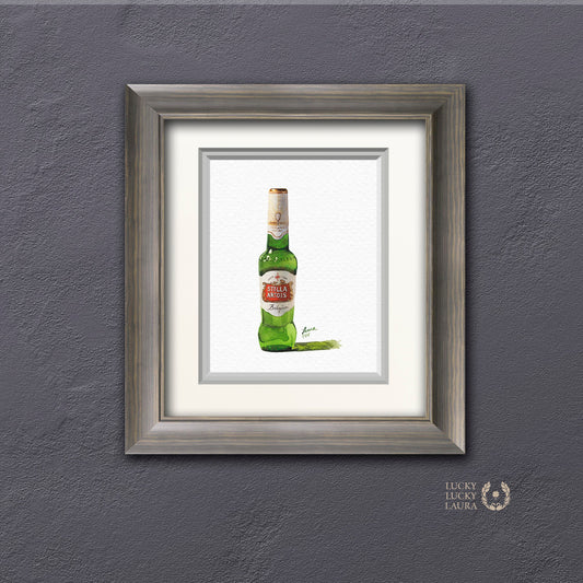 Stella Artois Watercolor | Giclée Print