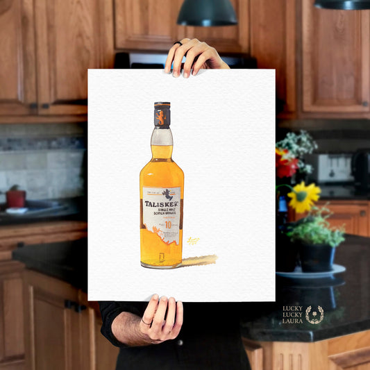 Talisker 10 Watercolor | Giclée Print