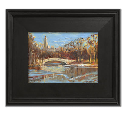 Bow Bridge in Winter