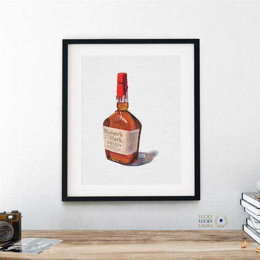 Maker's Mark Watercolor | Giclée Print