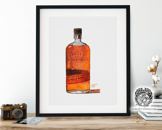 Bulleit Watercolor | Giclée Print