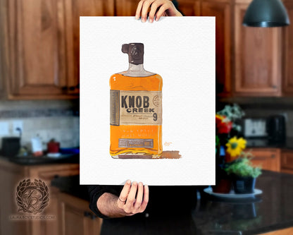 Knob Creek 9 Watercolor | Giclee Print