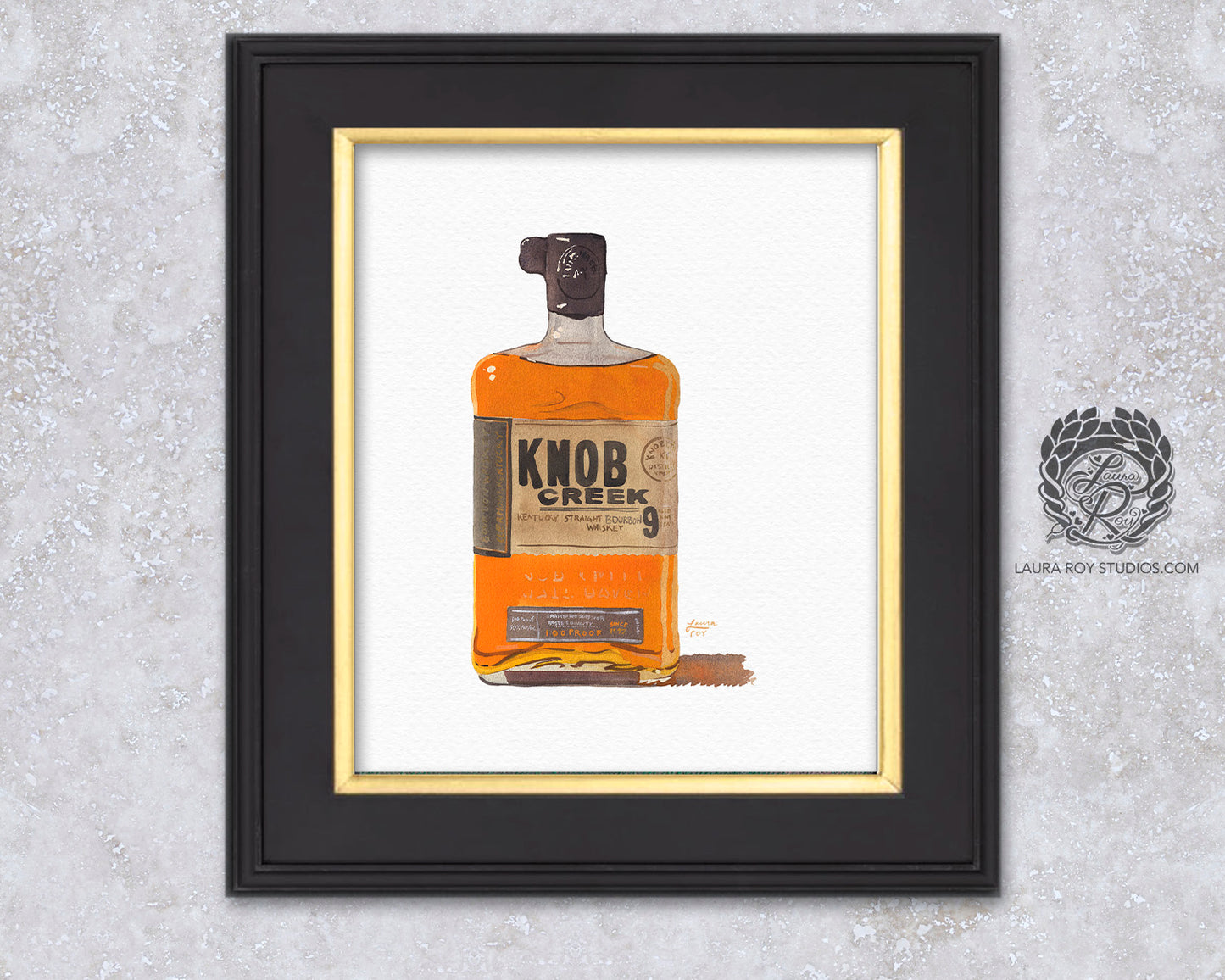 Knob Creek 9 Watercolor | Giclee Print