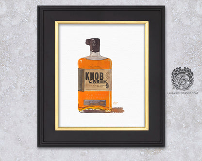 Knob Creek 9 Watercolor | Giclee Print