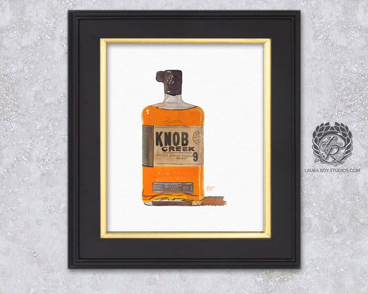Knob Creek 9 Watercolor | Giclee Print
