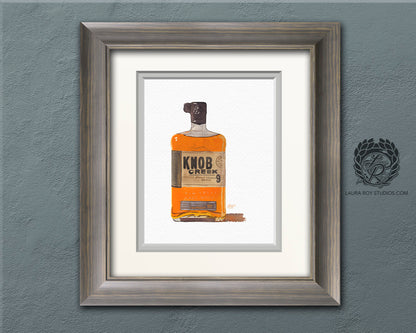 Knob Creek 9 Watercolor | Giclee Print