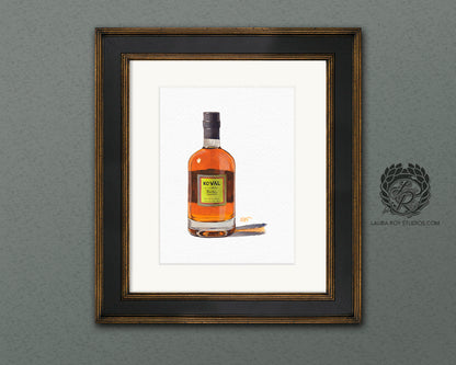 Koval Whiskey Watercolor | Giclee Print