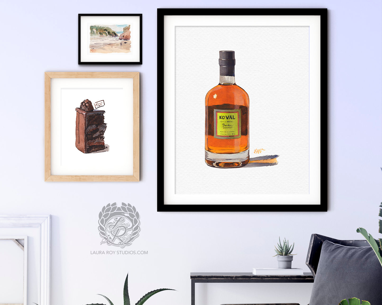 Koval Whiskey Watercolor | Giclee Print