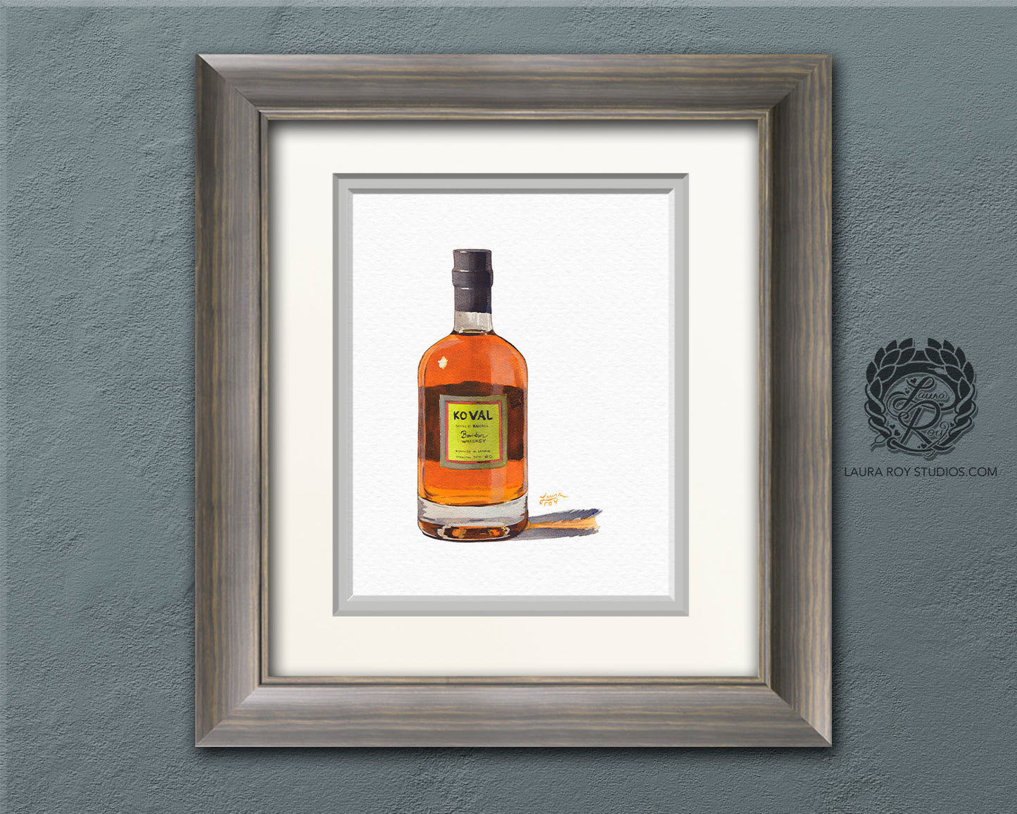 Koval Whiskey Watercolor | Giclee Print