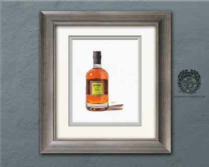 Koval Whiskey Watercolor | Giclee Print