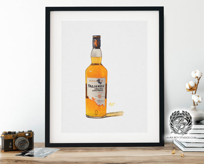 Talisker 10 Watercolor | Giclee Print