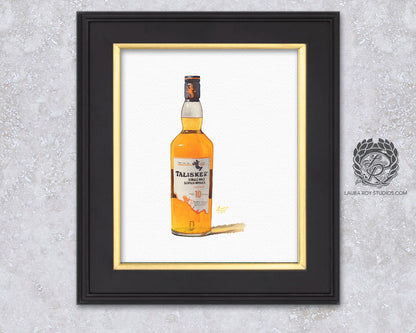 Talisker 10 Watercolor | Giclee Print