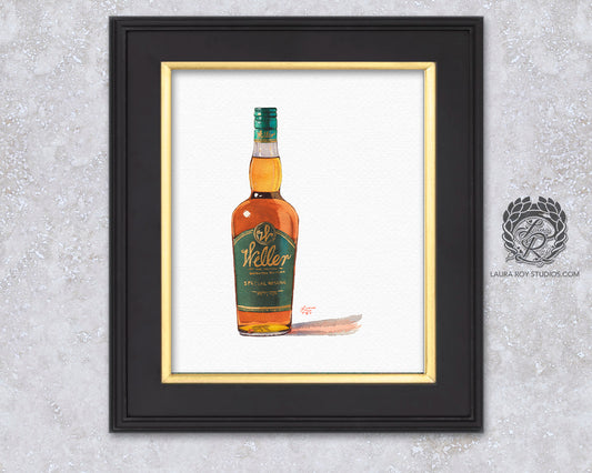 Weller Green Special Reserve Watercolor | Giclee Print