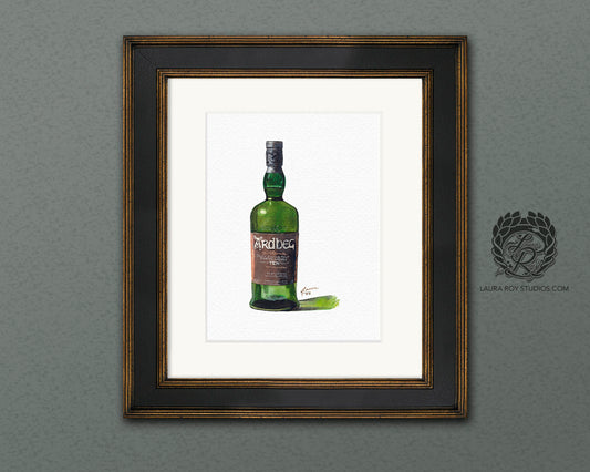 Ardbeg 10 Watercolor | Giclée Print