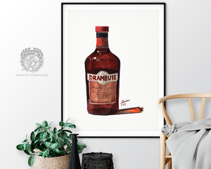 Drambuie Watercolor | Giclee Print
