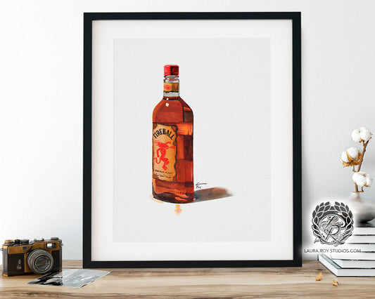 Fireball Watercolor | Giclée Print