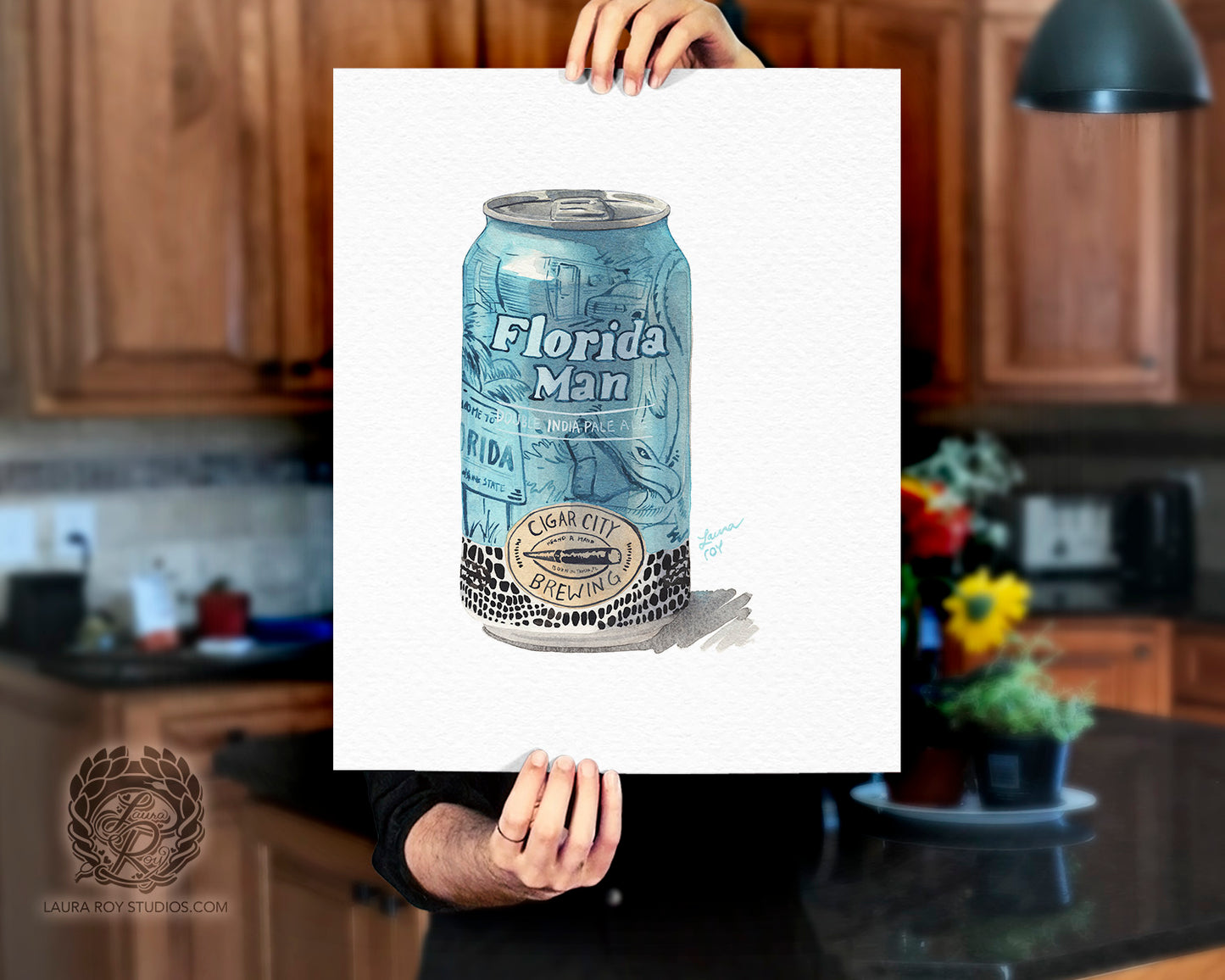 Florida Man Watercolor | Giclée Print