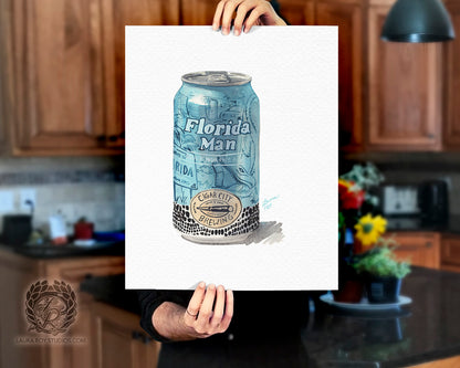 Florida Man Watercolor | Giclée Print