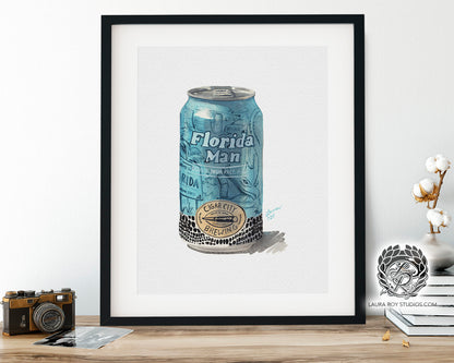 Florida Man Watercolor | Giclée Print