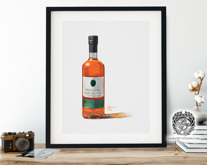 Green Spot Watercolor | Giclée Print