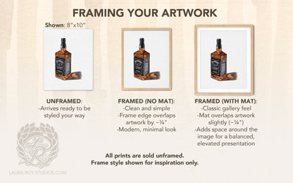 Jack Daniel's No. 7 Watercolor | Giclée Print