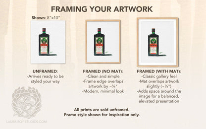 Jagermeister Watercolor | Giclée Print