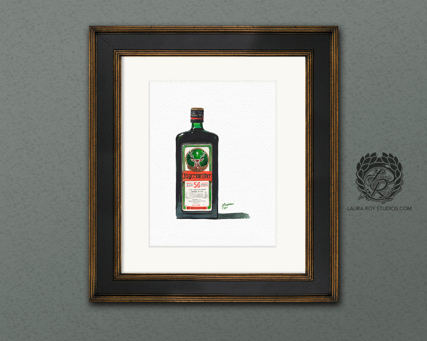 Jagermeister Watercolor | Giclée Print