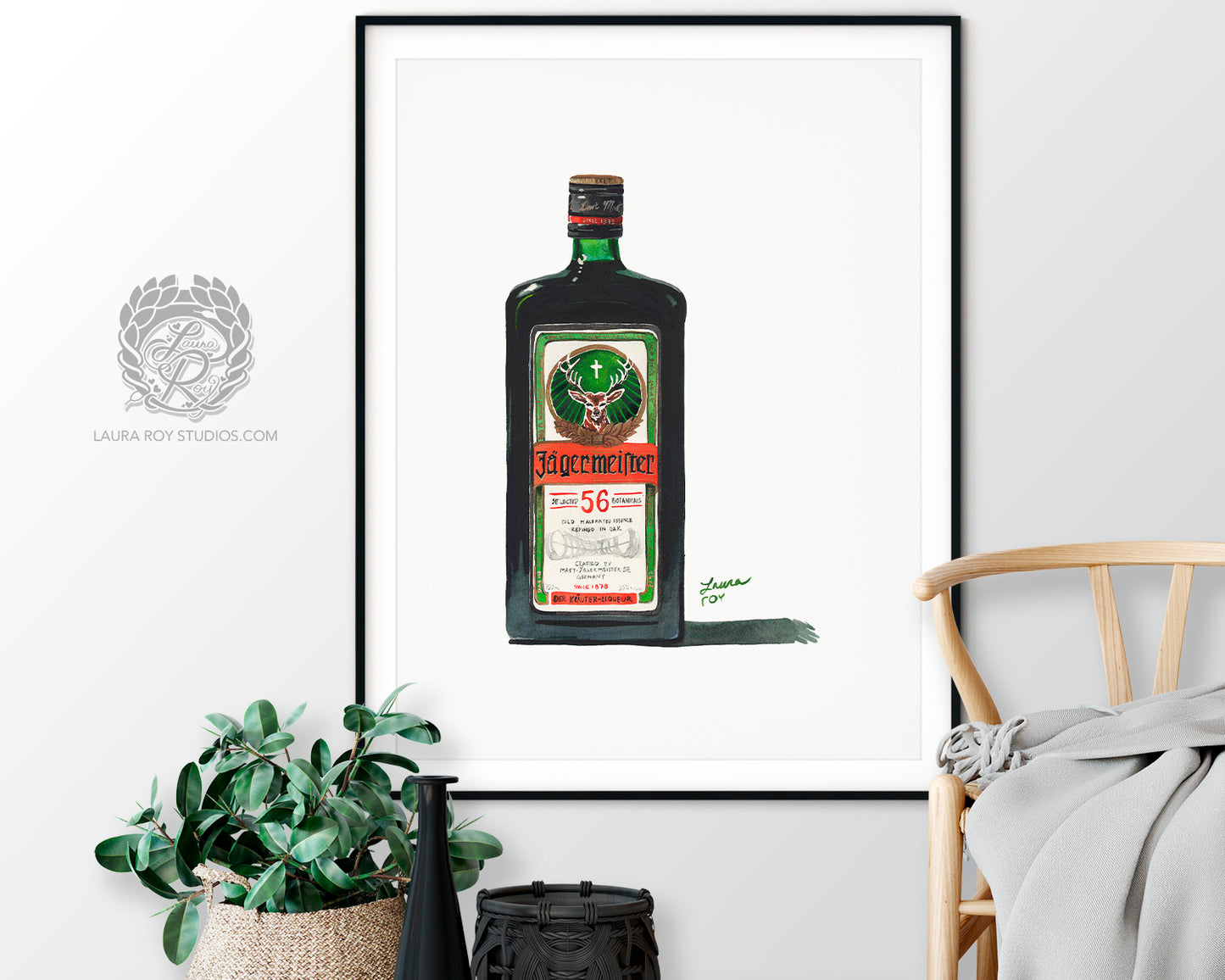 Jagermeister Watercolor | Giclée Print