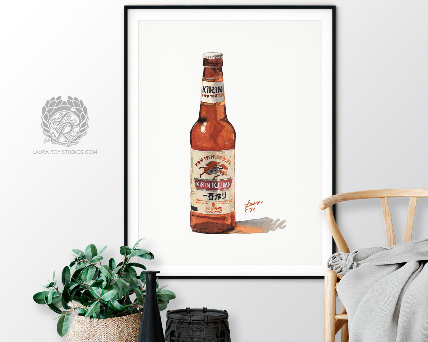 Kirin Ichiban Watercolor | Giclée Print
