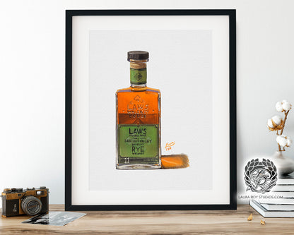 Laws Rye Watercolor | Giclee Print