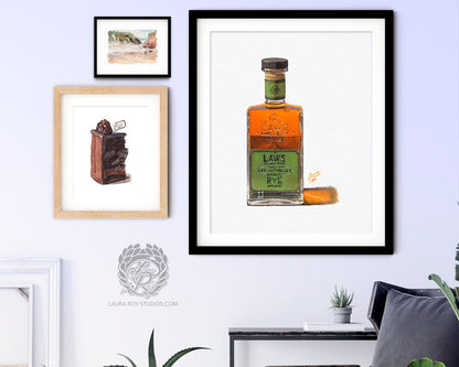 Laws Rye Watercolor | Giclee Print