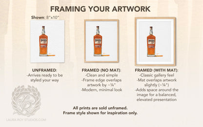 Limousin Rye Watercolor | Giclée Print