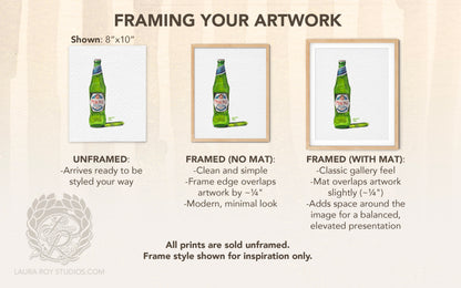 Peroni Watercolor | Giclée Print