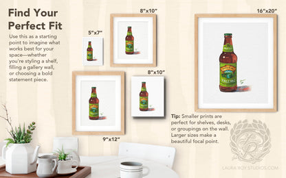 Sierra Nevada Pale Ale Watercolor | Giclée Print