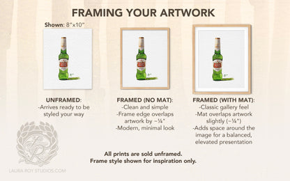 Stella Artois Watercolor | Giclée Print