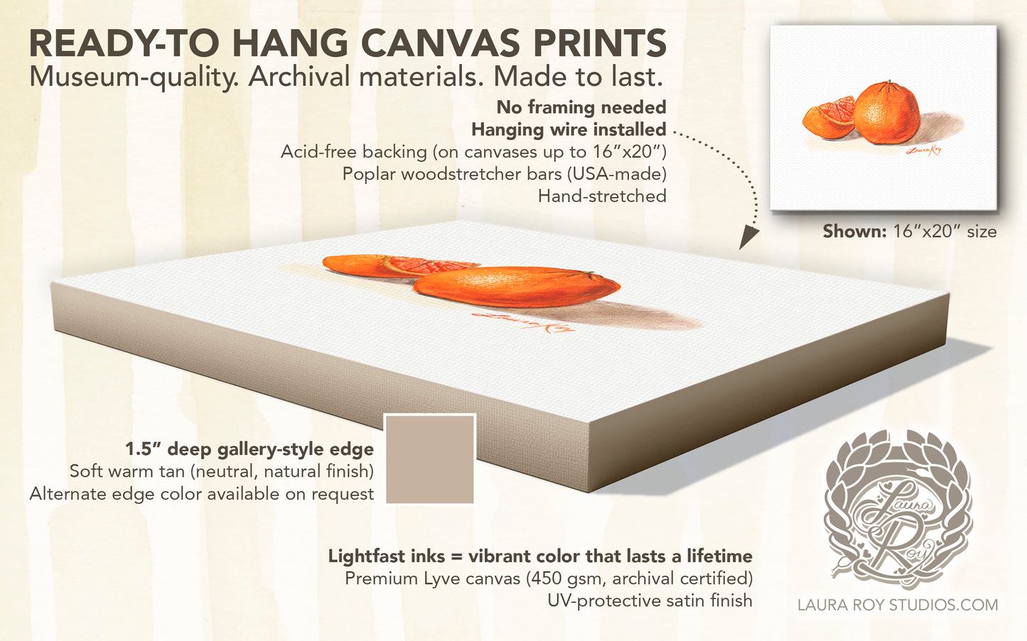 Tangerine Watercolor | Giclée Print