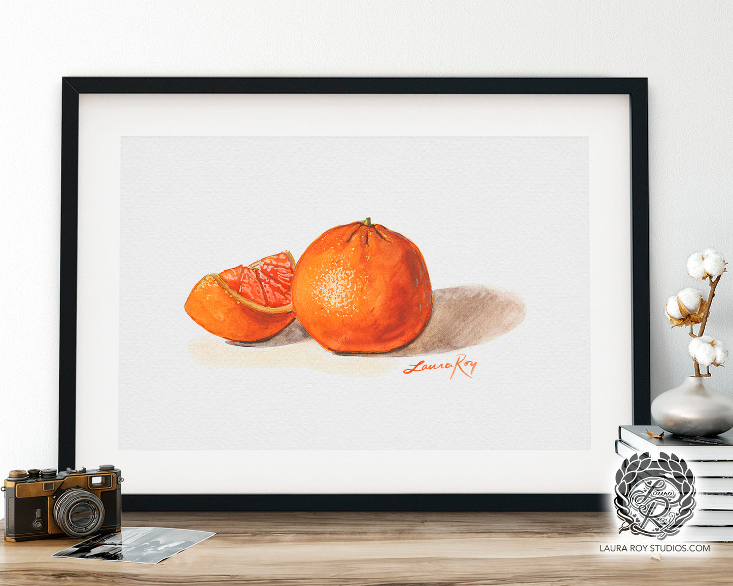 Tangerine Watercolor | Giclée Print