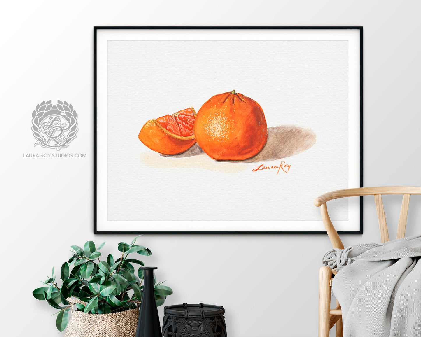 Tangerine Watercolor | Giclée Print
