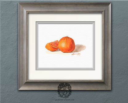 Tangerine Watercolor | Giclée Print