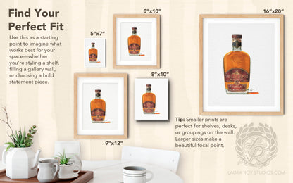 WhistlePig Rye Watercolor | Giclée Print