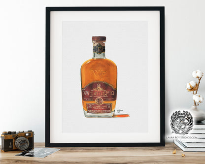WhistlePig Rye Watercolor | Giclée Print
