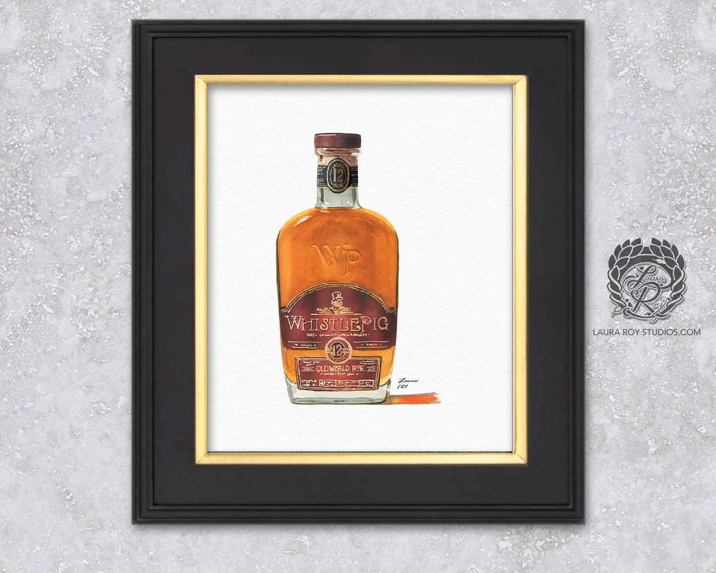 WhistlePig Rye Watercolor | Giclée Print