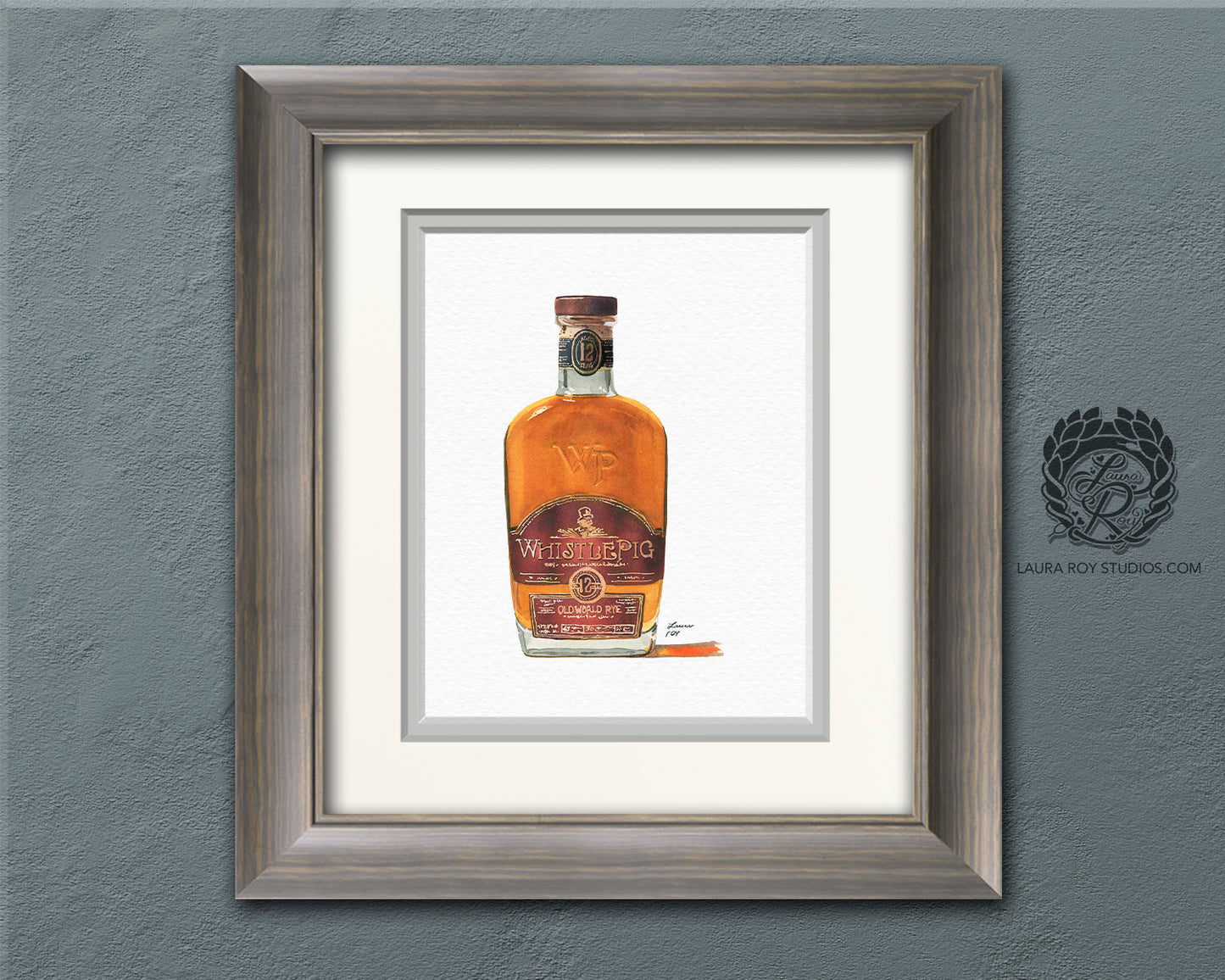 WhistlePig Rye Watercolor | Giclée Print