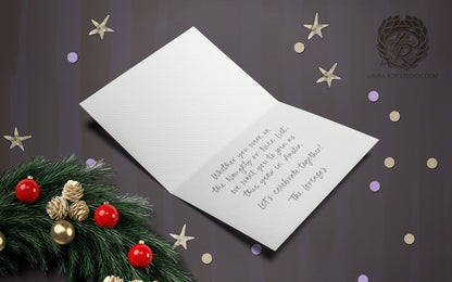The Hung with Care Holiday Card | Personalized Christmas Card